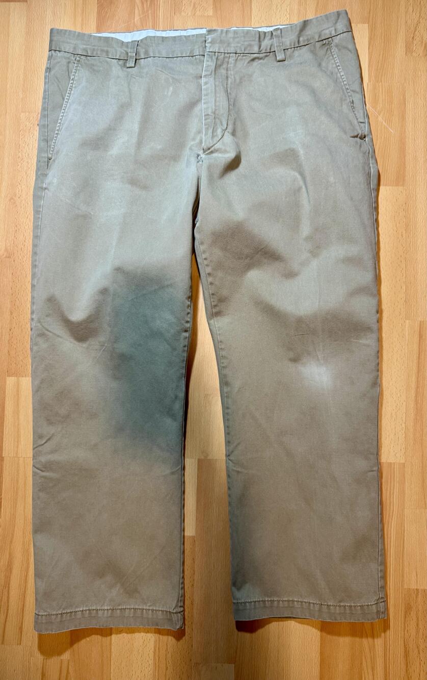 Old Navy Pants Mens 38x30 Khaki Classic Straight Chinos Casual 100% Cotton